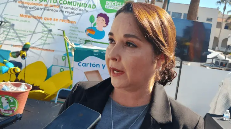 Amparo Fontanot Ochoa anunció los trabajos que se realizarán. (ANA MARÍA LÓPEZ/EXPRESO)