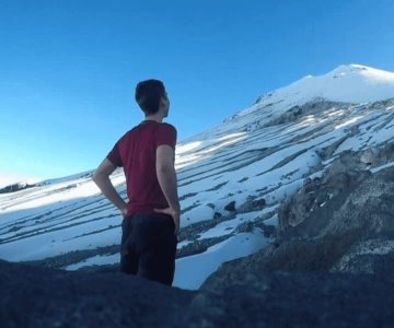 Muere alpinista de 27 años en el Pico de Orizaba; intentó bajar en bicicleta