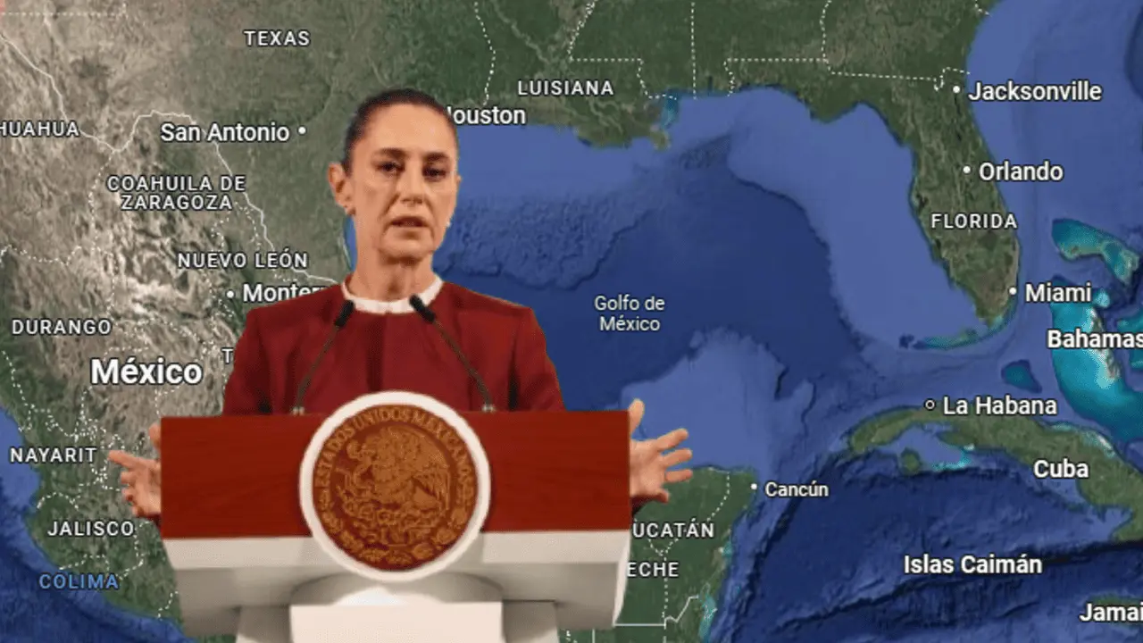 Sheinbaum analiza demanda contra Google por nombre del Golfo de México