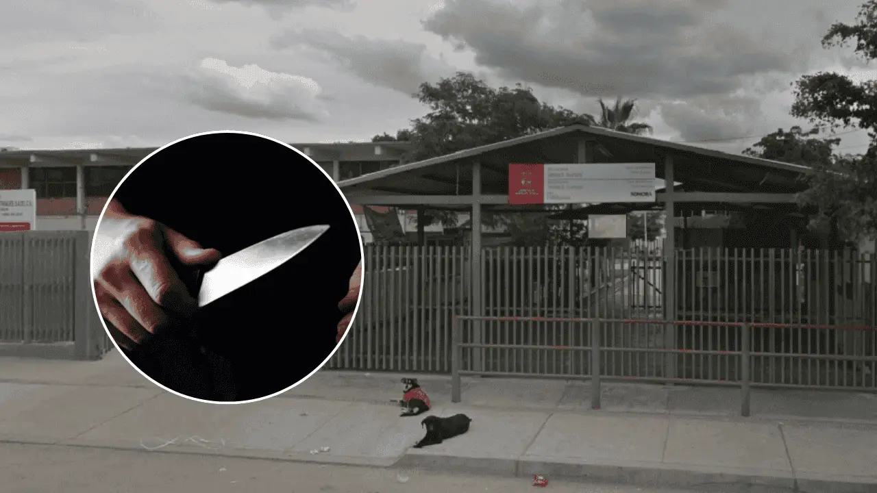 Alumno de secundaria es sorprendido con arma blanca en el interior del plantel