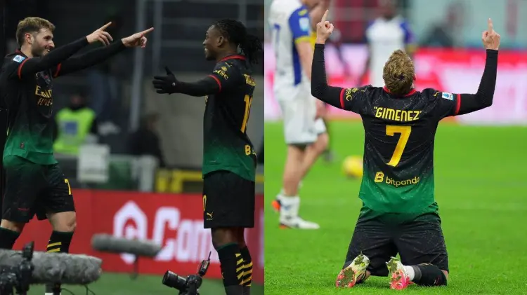 El argentino naturalizado mexicano fue asistido por Rafael Leão. (Fotos: @acmilan)