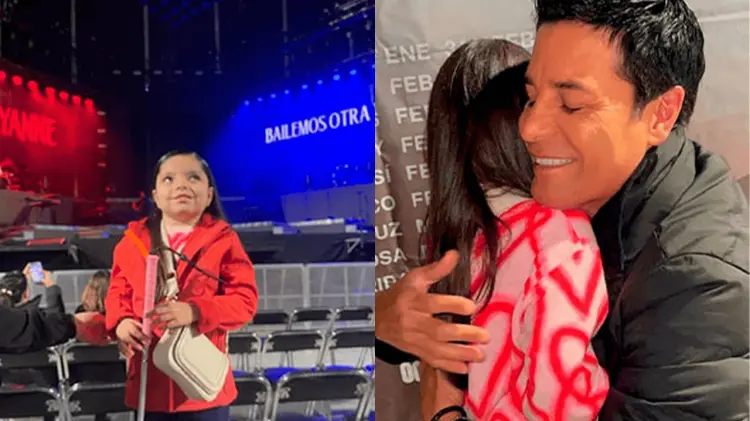 Chayanne se mostró cálido, amoroso y sencillo con Regina Garza Lozano. (Foto: Especial)