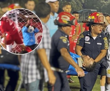 VIDEO | Portero sufre conmoción cerebral tras recibir balonazo en el rostro