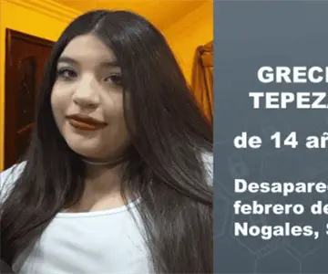 Activan Alerta Amber para localizar a Grecia Elieth, desaparecida en Nogales