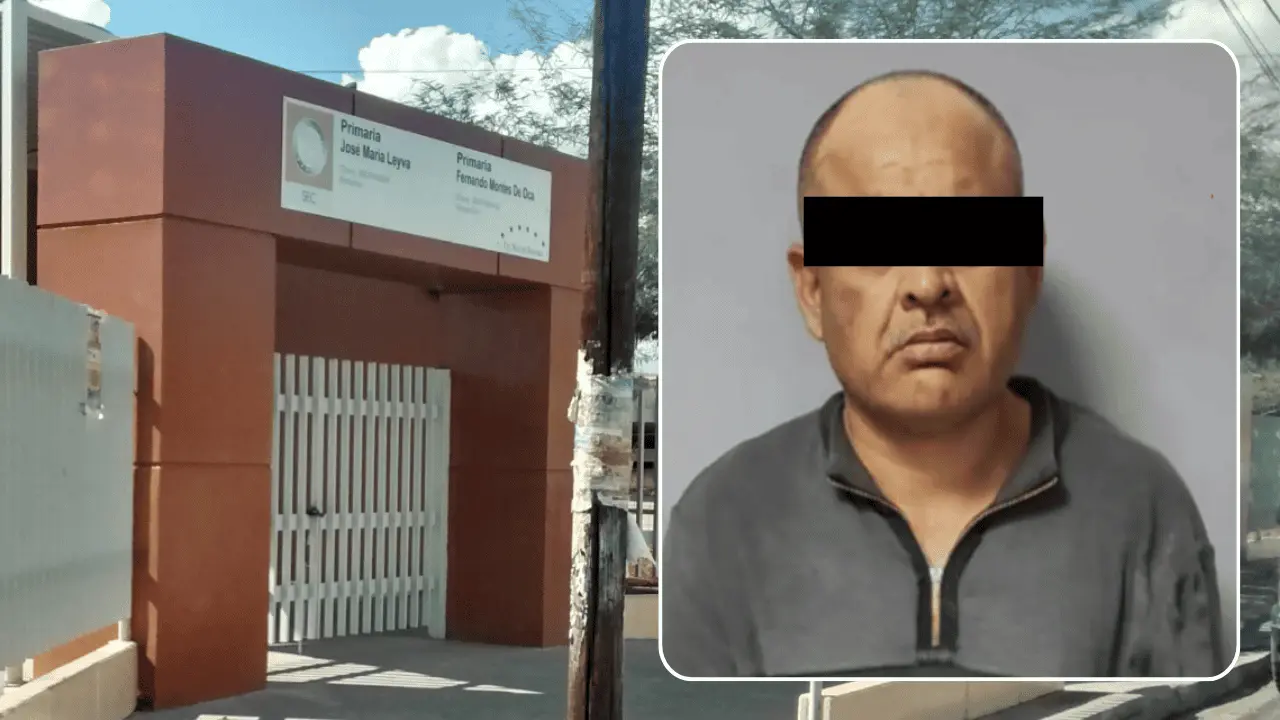 Detienen a hombre por robo de térmicos en primaria de Hermosillo