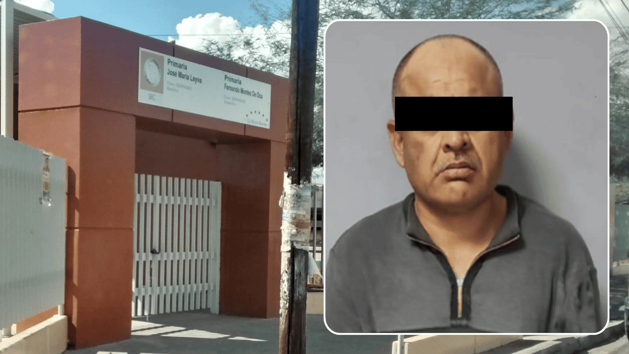Detienen a hombre por robo de térmicos en primaria de Hermosillo