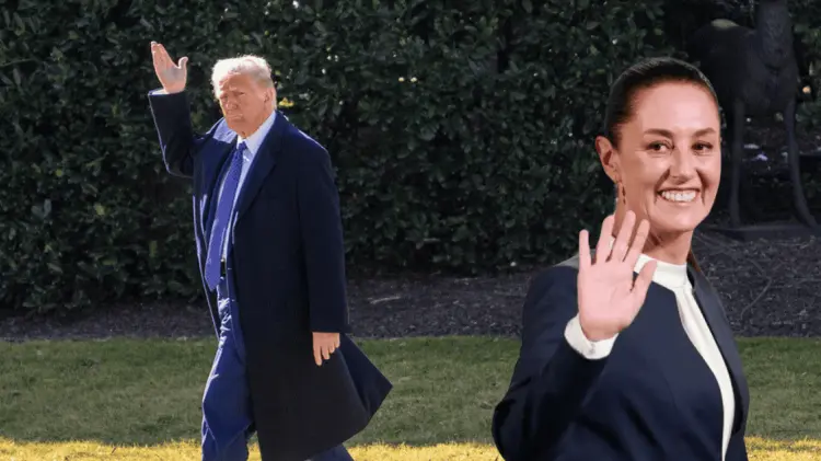 Trump aceptó la idea de Sheinbaum de implementar una campaña antidrogas. (Foto: Cortesía)