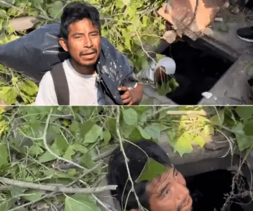 Rescatan a un joven que vivió dos años debajo de un registro de CFE