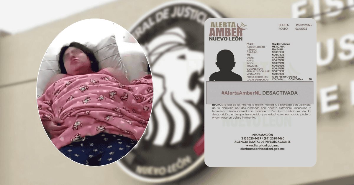 Vinculan a proceso a mujer que fingió el robo de su bebé en Nuevo León