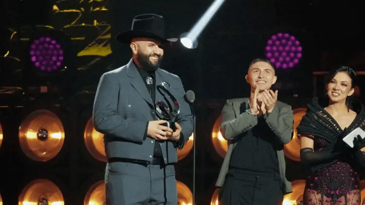 Después de Shakira, Carin fue el más galardonado de la noche. (Foto: Cortesía X @premiolonuestro)