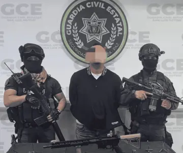 Detienen a El Alacrán, presunto jefe de plaza de la huasteca potosina