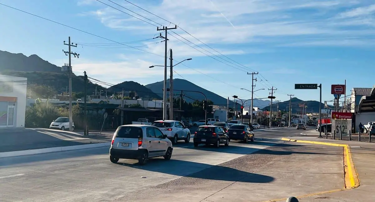 Reabren bulevar Benito Juárez en Guaymas tras obras de pavimentación