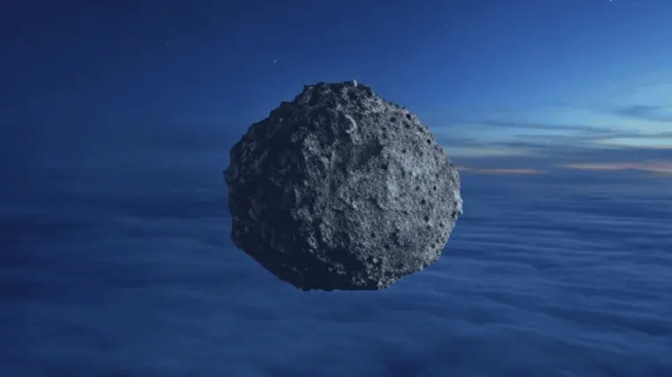 Imagen ilustrativa del tamaño del Asteroide 2024 YR4 imaginada por Grok. (Foto: Ilustrativa)