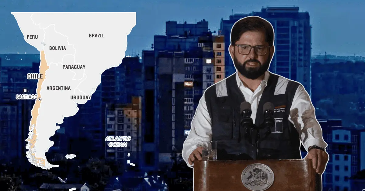 Declaran estado de excepción en Chile tras apagones masivos
