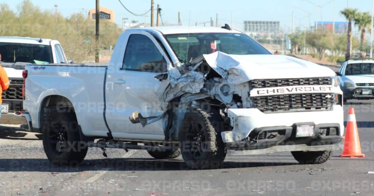 Reportan más de 30 accidentes viales durante la última semana en Hermosillo