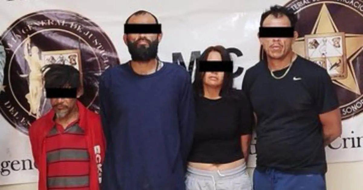 Aseguran droga y detienen a 4 tras cateo en San Luis Río Colorado