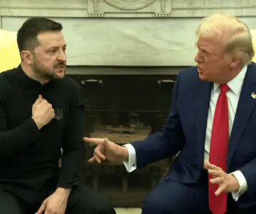 Trump y Zelensky sostienen acalorada discusión en la Casa Blanca