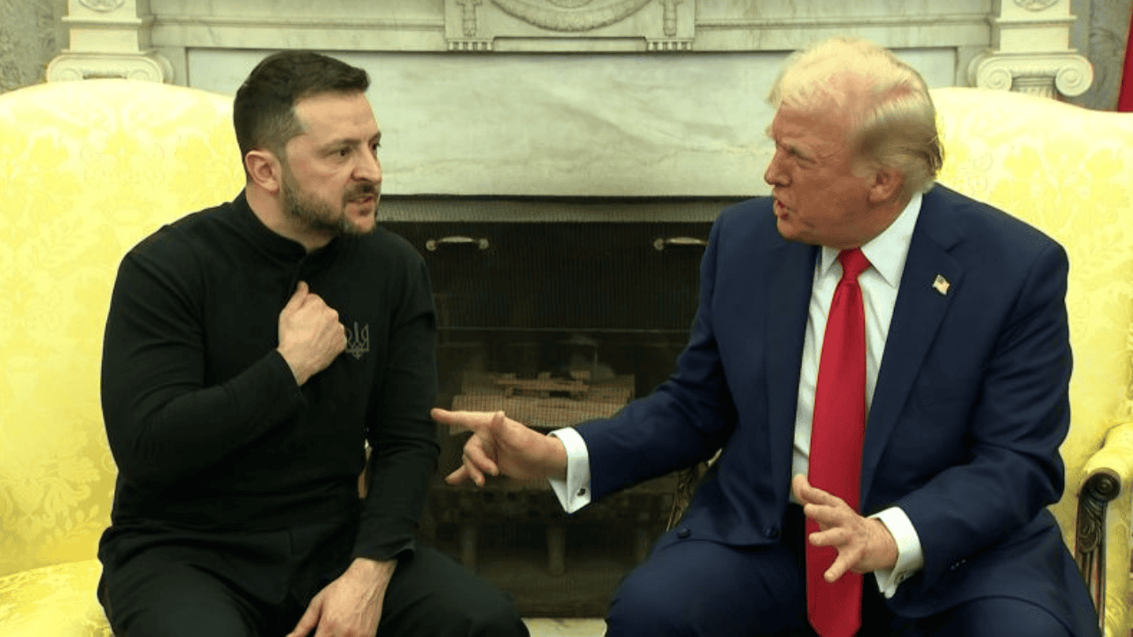 Trump y Zelensky sostienen acalorada discusión en la Casa Blanca