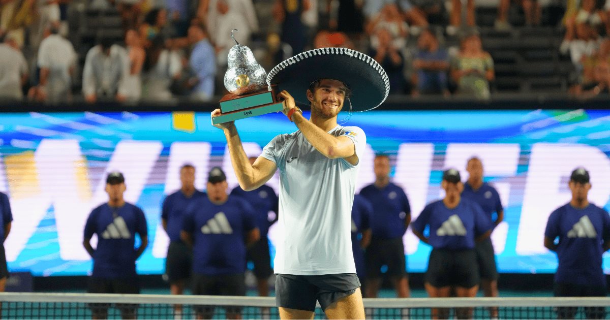 Tomas Machac se corona en el Abierto Mexicano de Tenis