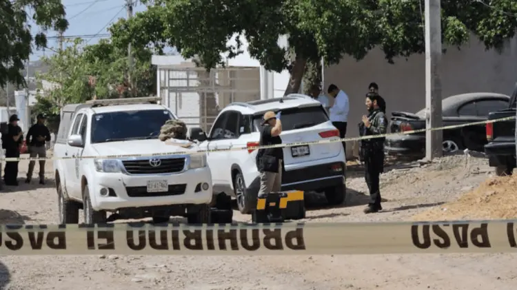 En la colonia López Mateos fue encontrado un hombre muerto a balazos y con quemaduras.