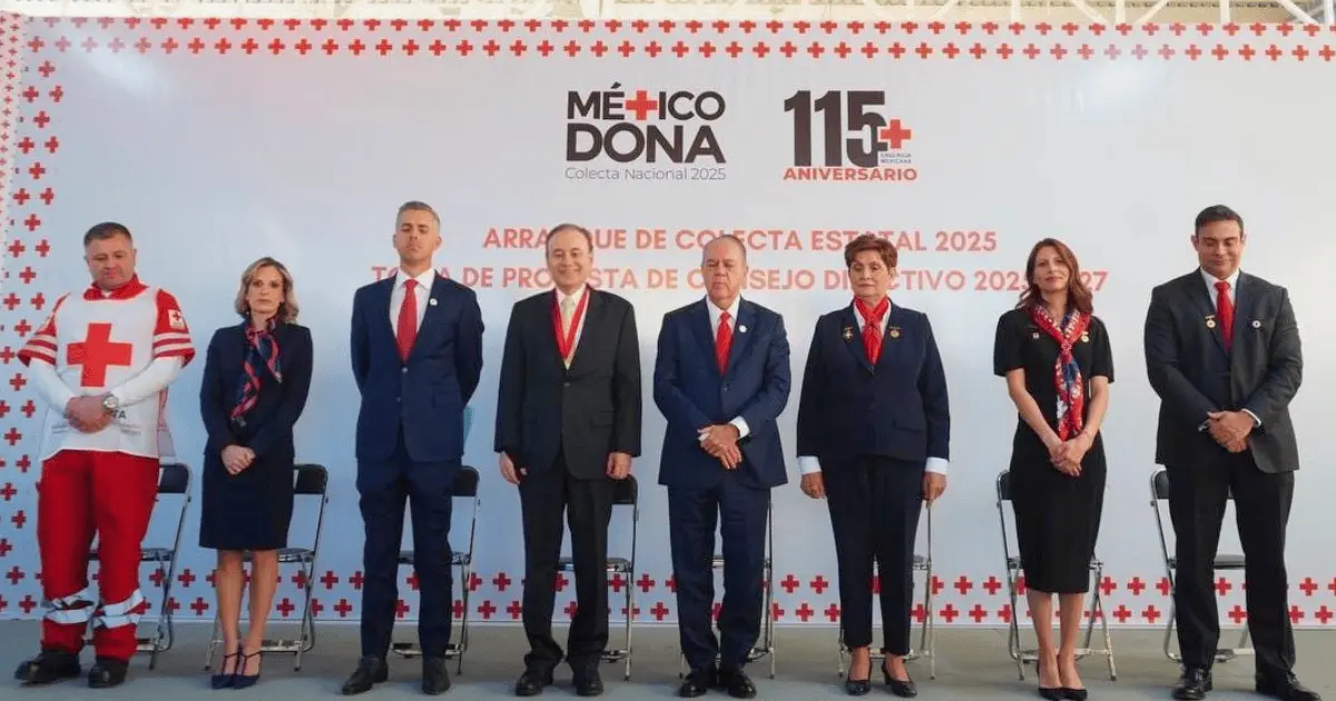 Arranca colecta anual 2025 de la Cruz Roja en Sonora