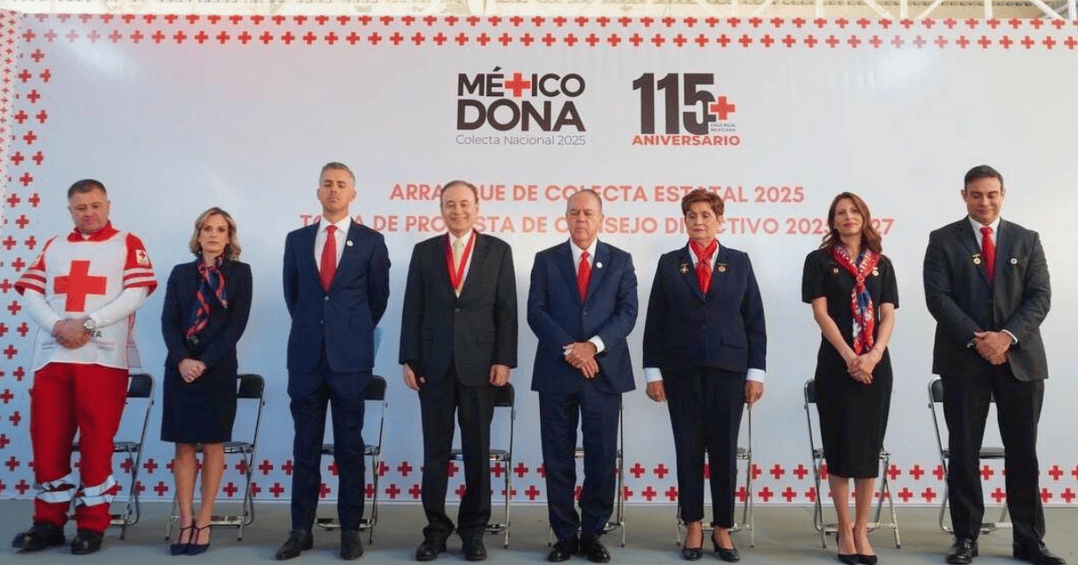 Arranca colecta anual 2025 de la Cruz Roja en Sonora
