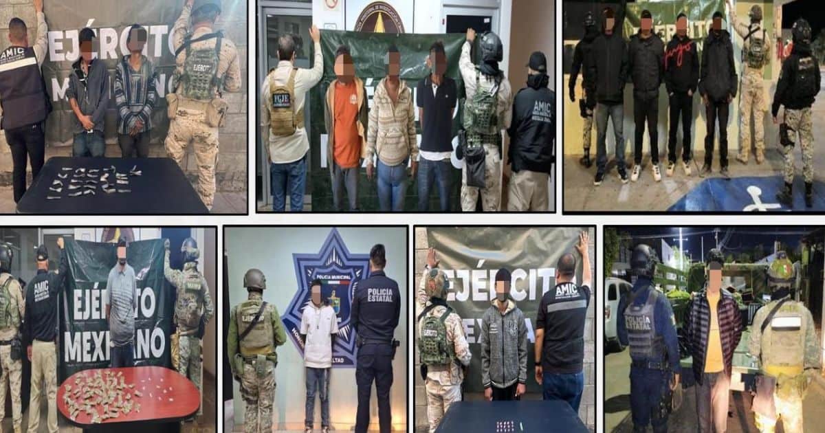 Mesa Estatal de Seguridad reporta más de 600 detenidos en febrero en Sonora