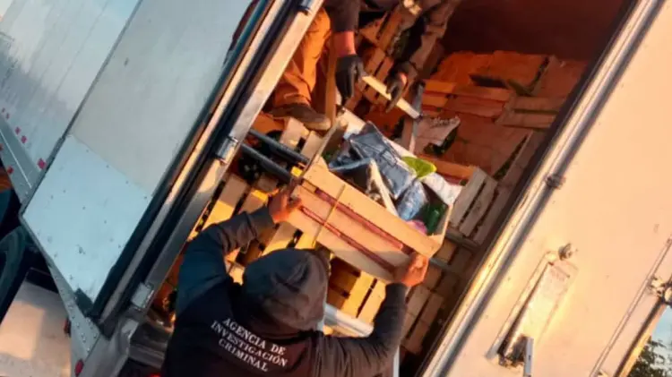 El hallazgo tuvo lugar en el Navojoa-Los Mochis. (Foto: Especial/EXPRESO)