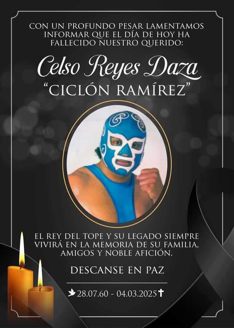 Muere Ciclón Ramírez, leyenda de la lucha libre mexicana