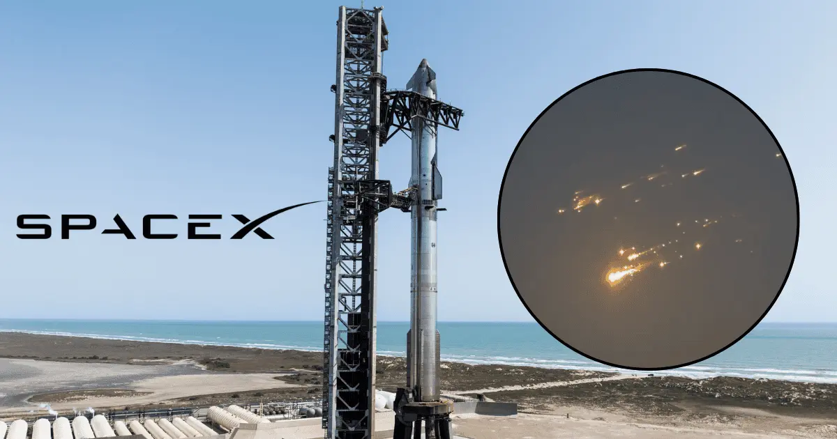 Starship de SpaceX se desintegra minutos después de su lanzamiento
