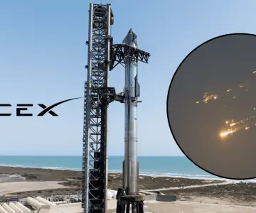 Starship de SpaceX se desintegra minutos después de su lanzamiento
