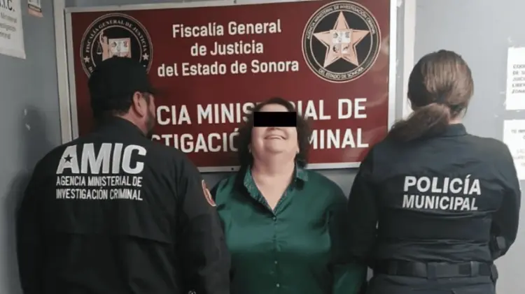 El Juez le impuso la medida cautelar de prisión preventiva. (Foto: FGJE de Sonora)