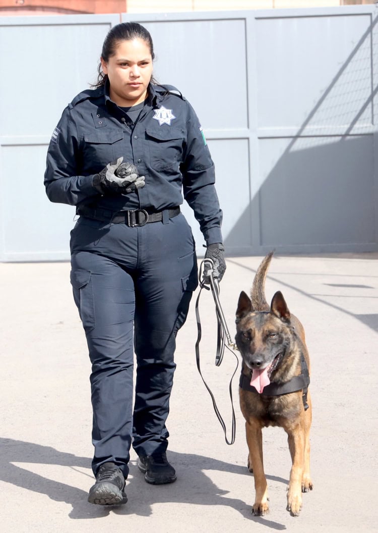 Blanca Gema Aguilar Atondo: de policía a miembro del K9