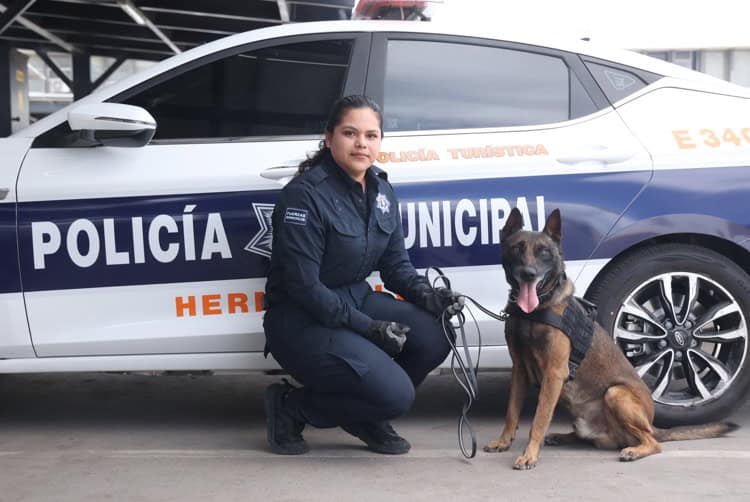 Blanca Gema Aguilar Atondo: de policía a miembro del K9