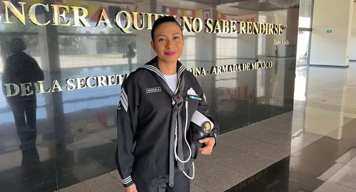 Marcela Villa, enfermera naval protege la salud en operativos de seguridad