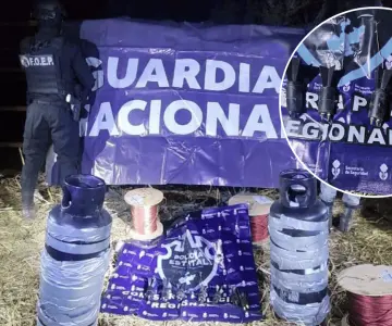 Localizan narcotaller de explosivos terrestres y aéreos en Jalisco