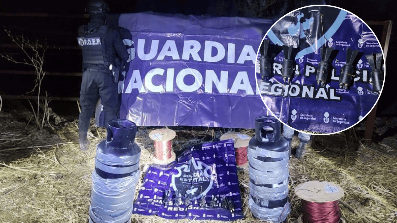 Localizan narcotaller de explosivos terrestres y aéreos en Jalisco