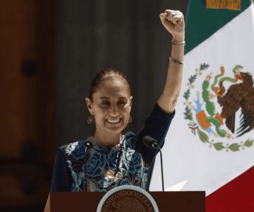 No cederemos soberanía, asegura Claudia Sheinbaum en el Zócalo