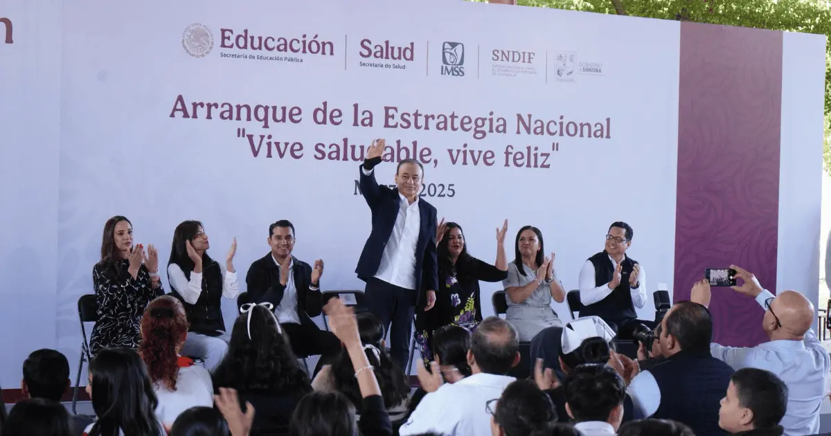 Arranca programa ‘Vive Saludable y Vive Feliz’ en escuelas de Sonora