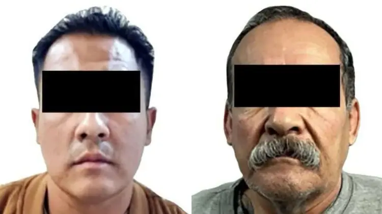 Juan R y Louie H, ambos requeridos por el delito de homicidio. (Fotos: FGR)