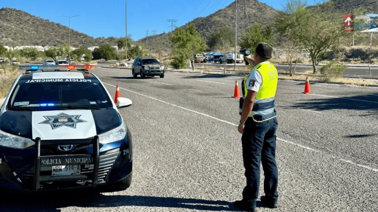 El operativo radar se instala en distintos puntos de Hermosillo. (ESPECIAL/EXPRESO)