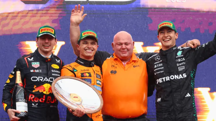 Lando Norris ganó la primera carrera de la temporada 2025 de la F1 en Australia. (Foto: Especial)