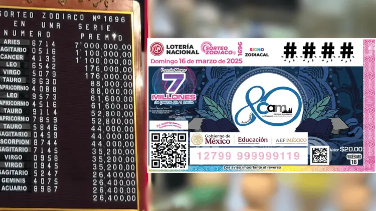 El premio de 7 millones de pesos cayó en Hermosillo. (Foto: Especial/Cortesía)