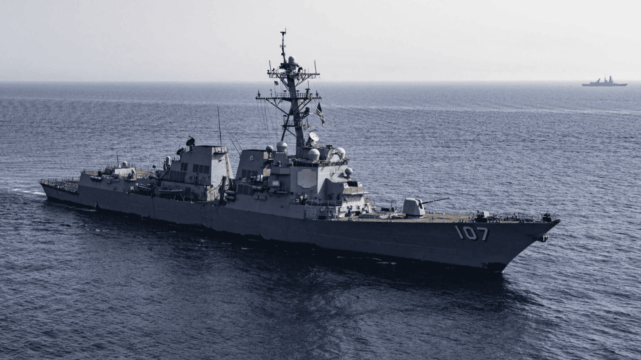 Buque de guerra de EU vigila que no entre droga por el Golfo de México