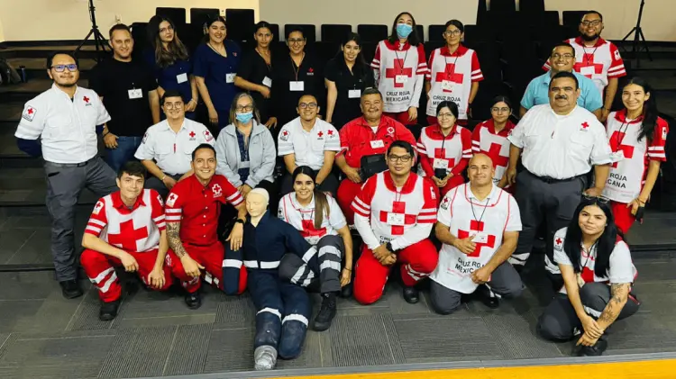 Elementos especializados de la Cruz Roja impartirán el curso. (ESPECIAL/EXPRESO)
