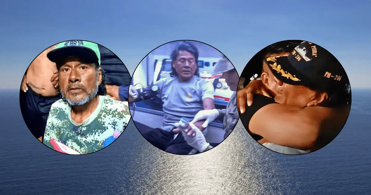 Rescatan a pescador peruano tras 95 días a la deriva en el Pacífico