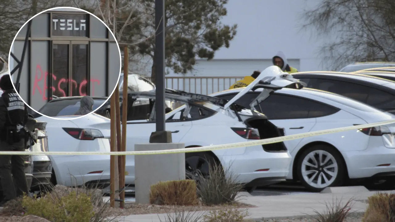 Incendian vehículos Tesla en Las Vegas; Musk acusa terrorismo