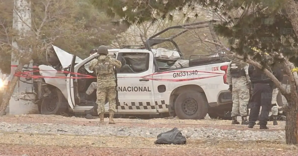 Mueren 3 elementos de la Guardia Nacional en Chihuahua tras sufrir accidente