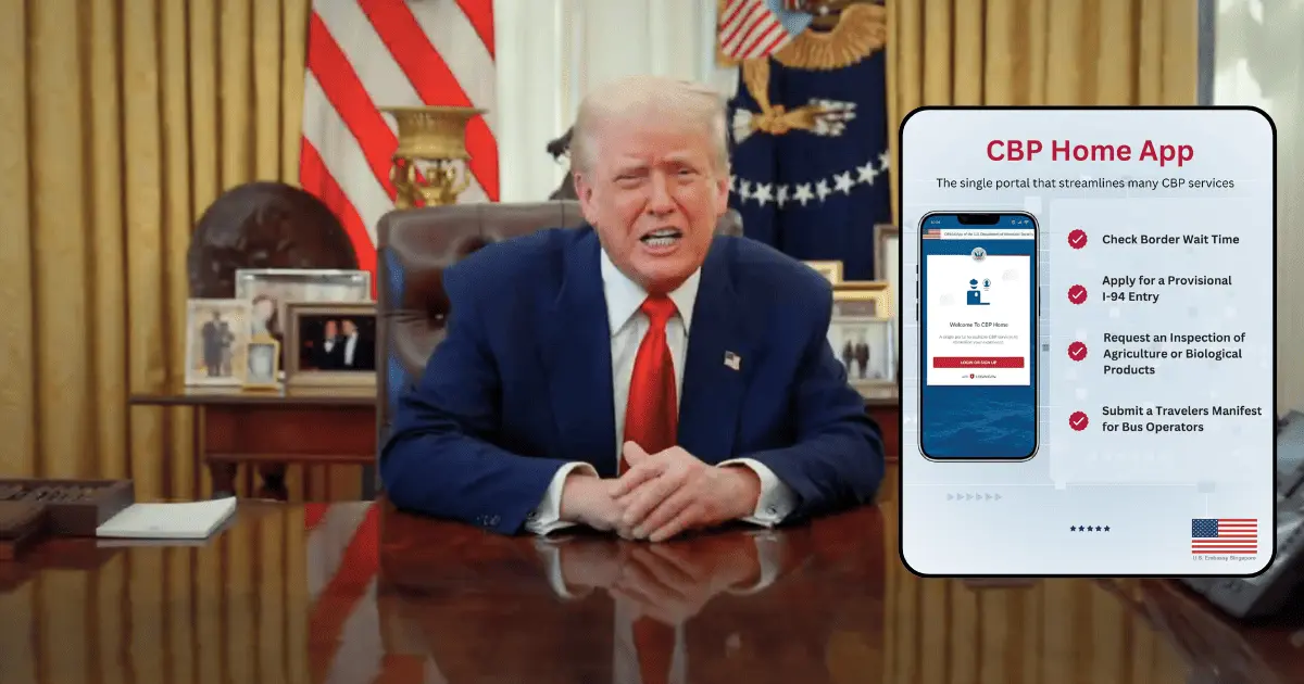 Trump lanza app CBP Home para que migrantes se autodeporten