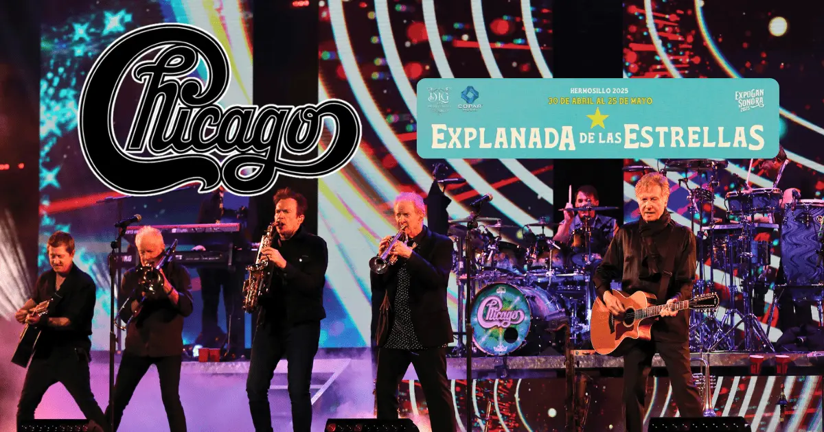 Chicago llega a Hermosillo: la icónica banda tocará en la ExpoGan Sonora